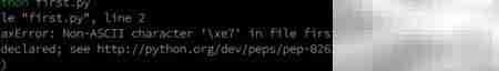 Python 2.7中文支持设置