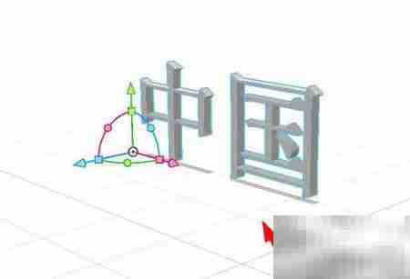 文字Z轴缩放：dimension应用
