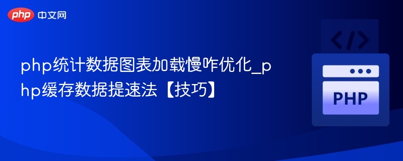 php统计数据图表加载慢咋优化_php缓存数据提速法【技巧】