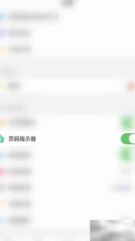 停用PDF Reader页码指示器