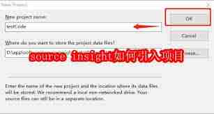 source insight怎么引入项目