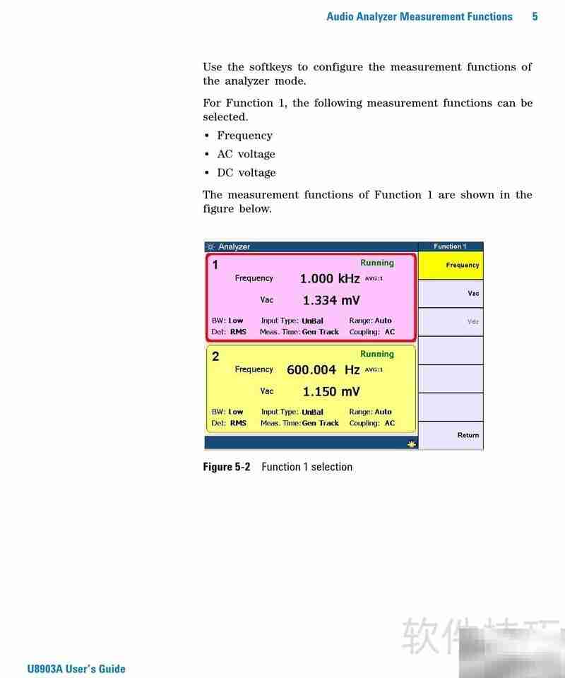U8903A音频分析仪操作指南