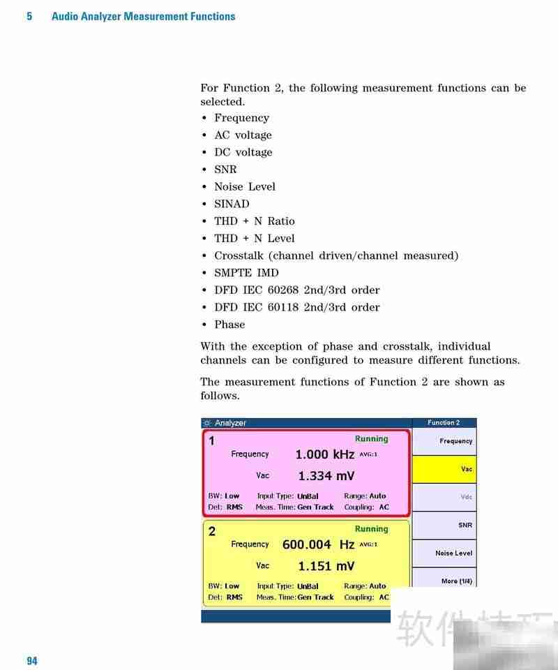 U8903A音频分析仪操作指南