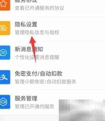支付宝权限设置位置指南