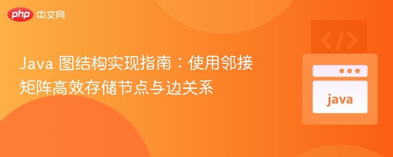 Java 图结构实现指南：使用邻接矩阵高效存储节点与边关系
