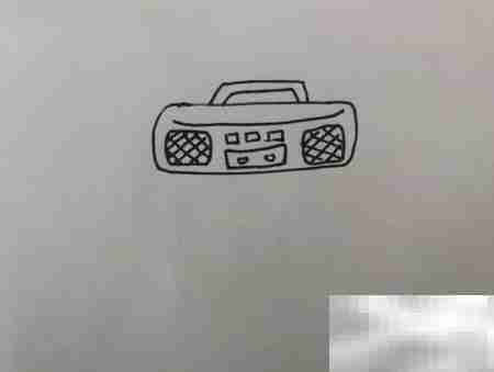 简笔画录音机卡带