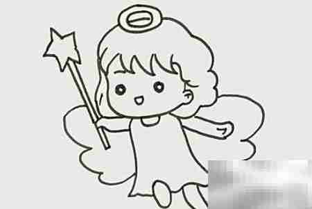 小天使简笔画:可爱萌娃手绘教程