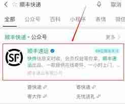 如何在线打开顺丰快递查询入口