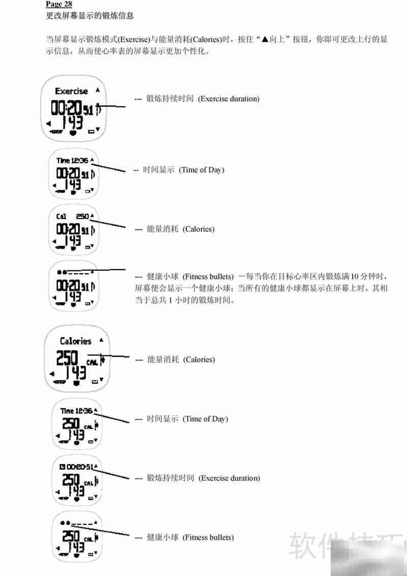 Polar F11心率表使用指南