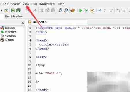 DzSoft PHP Editor设置保持空白
