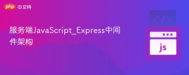 服务端JavaScript_Express中间件架构