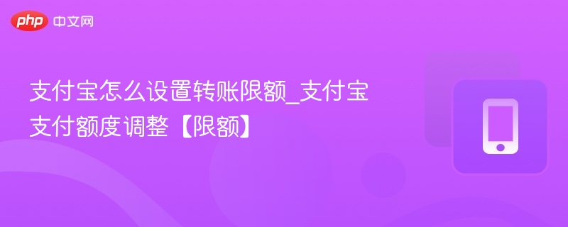 支付宝怎么设置转账限额_支付宝支付额度调整【限额】