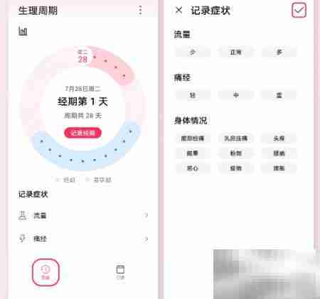 荣耀GS Pro生理周期使用指南