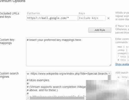 Vimium快捷键修改方法
