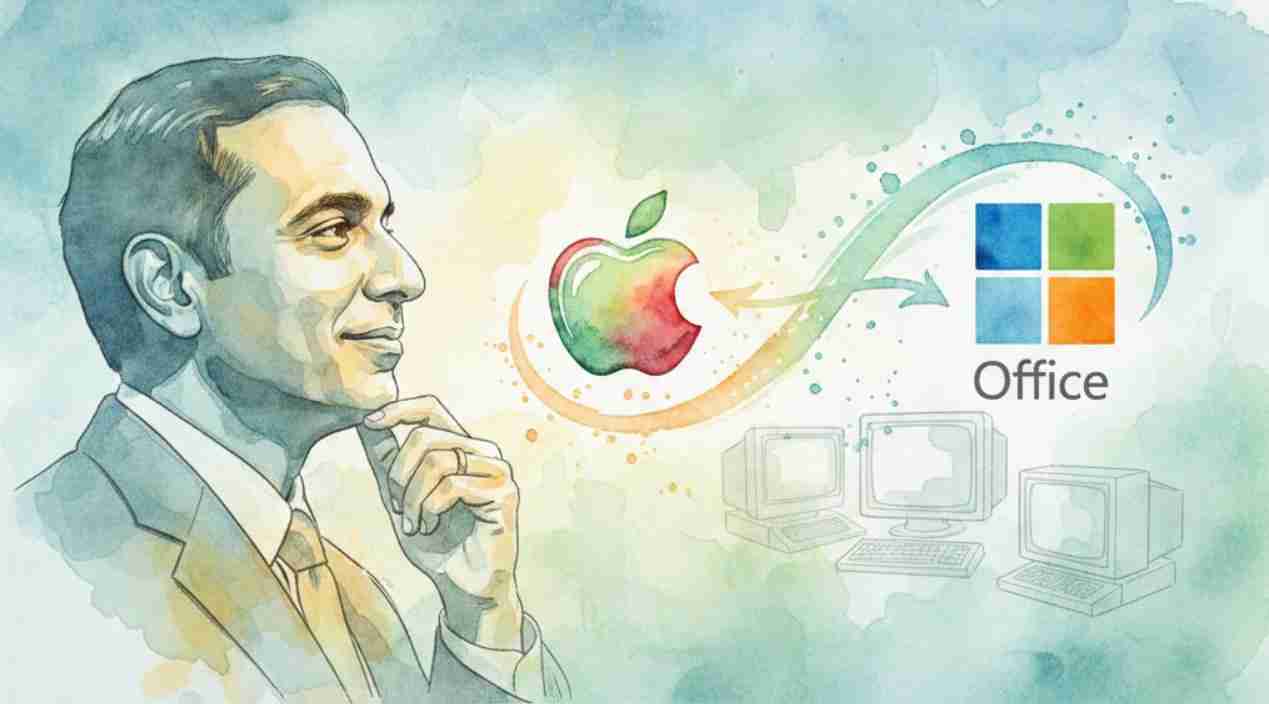 微软执行长:没有苹果就没有现在的Office!感性回顾与苹果合作起源