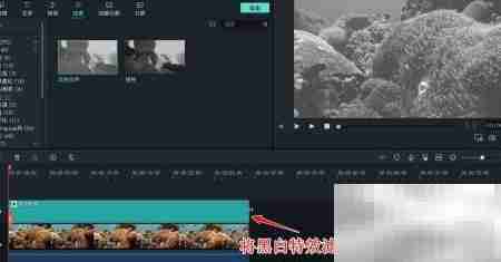 制作黑白电视风格视频特效