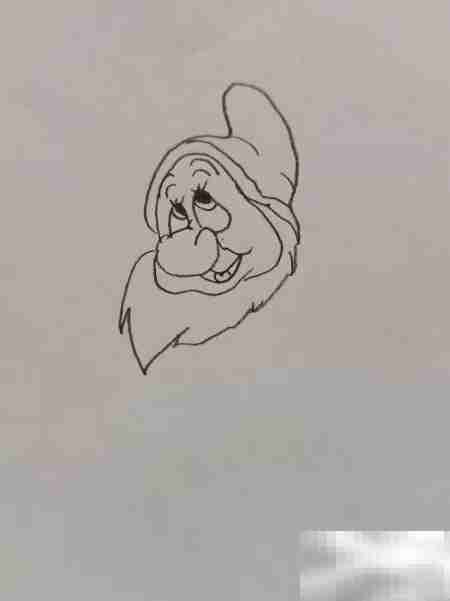 小矮人简笔画教程