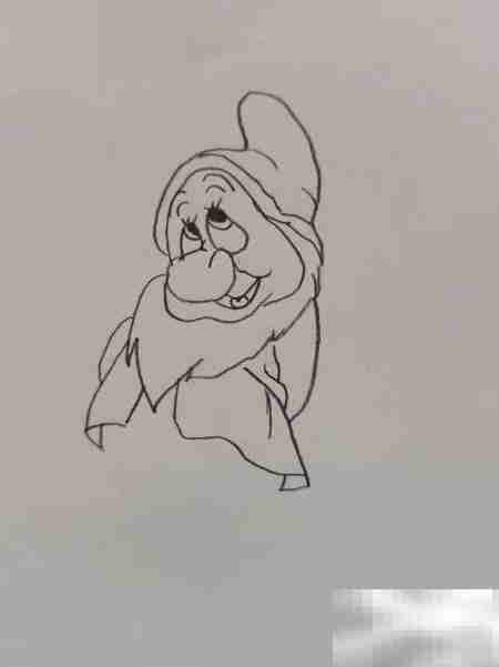 小矮人简笔画教程