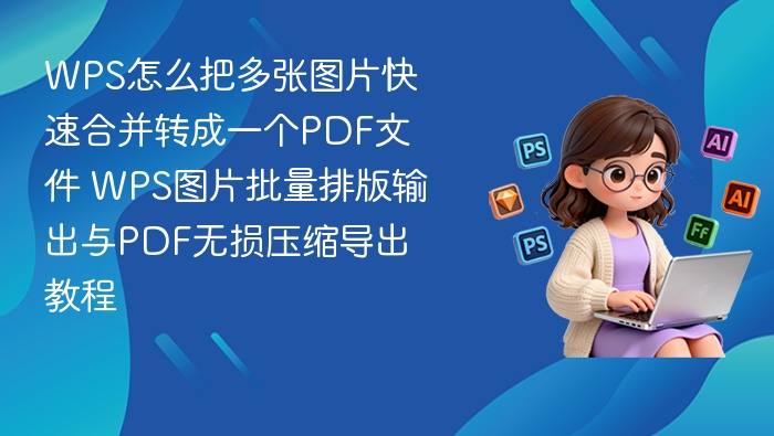 WPS怎么把多张图片快速合并转成一个PDF文件 WPS图片批量排版输出与PDF无损压缩导出教程