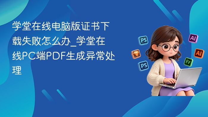 学堂在线电脑版证书下载失败怎么办_学堂在线PC端PDF生成异常处理
