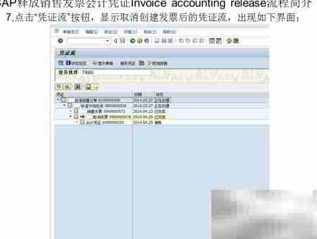 SAP销售发票过账