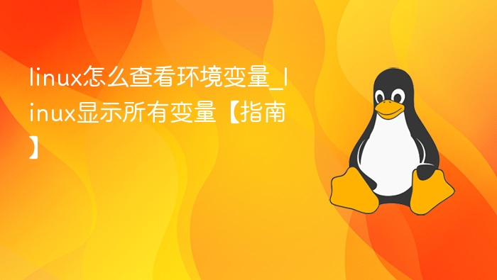 linux怎么查看环境变量_linux显示所有变量【指南】
