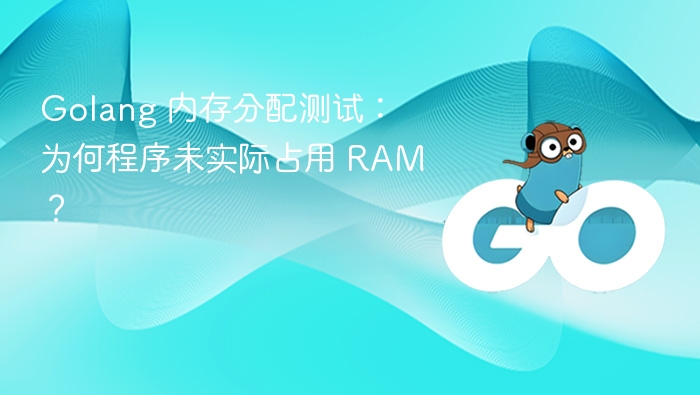 Golang 内存分配测试:为何程序未实际占用 RAM?