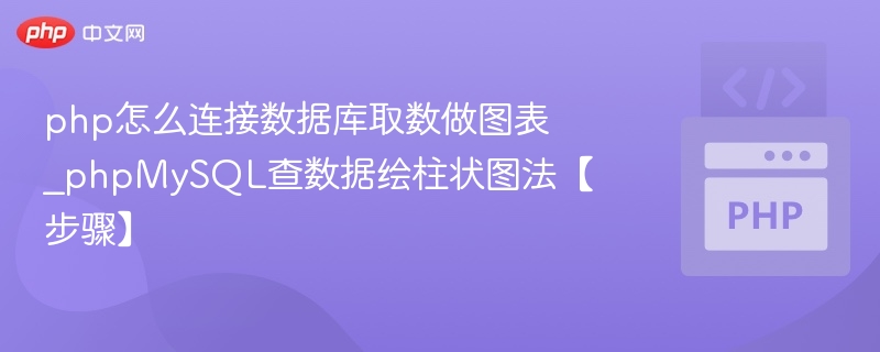 php怎么连接数据库取数做图表_phpMySQL查数据绘柱状图法【步骤】