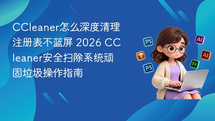 CCleaner怎么深度清理注册表不蓝屏 2026 CCleaner安全扫除系统顽固垃圾操作指南
