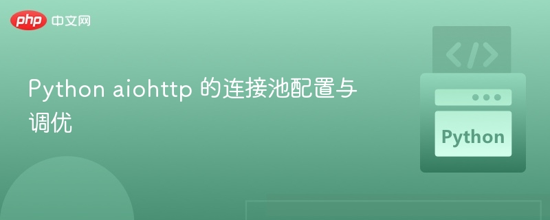 Python aiohttp 的连接池配置与调优
