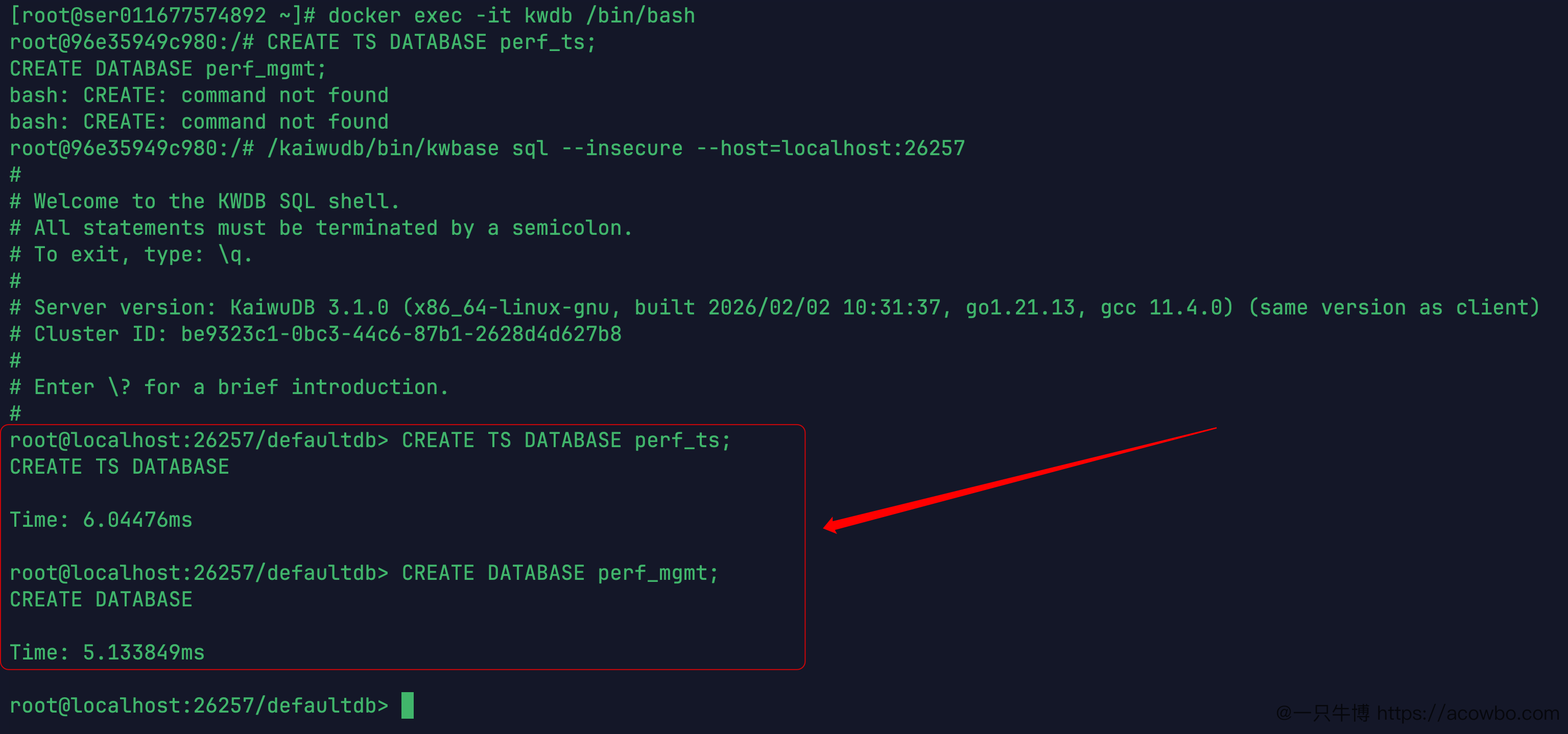 KWDB 3.1.0 单节点读写性能实测:不跑 benchmark,只用脚本说话