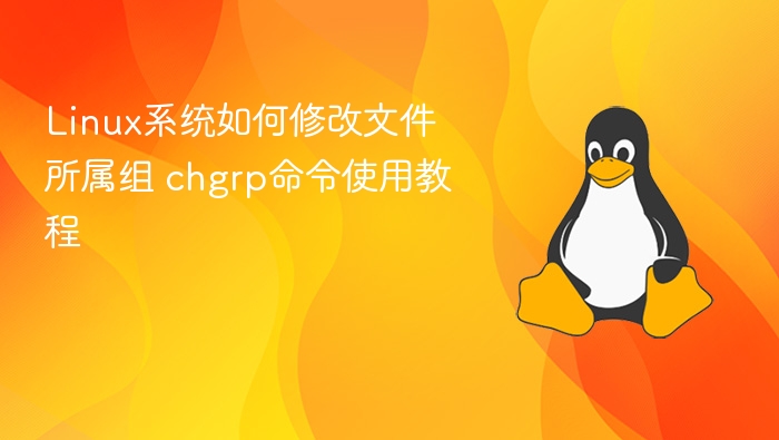 Linux系统如何修改文件所属组 chgrp命令使用教程