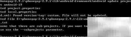 PhoneGap 2.9.1生成cordova.jar