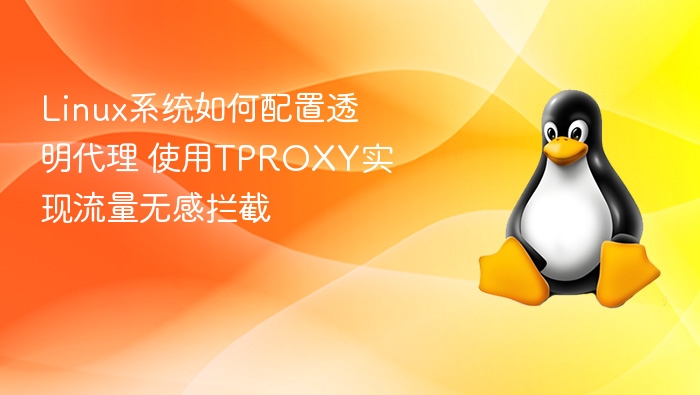 Linux系统如何配置透明代理 使用TPROXY实现流量无感拦截