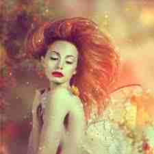 PS如何合成森林蝴蝶花仙子插画