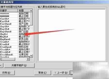 K3自定义报表指南