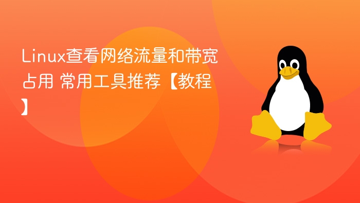 Linux查看网络流量和带宽占用 常用工具推荐【教程】