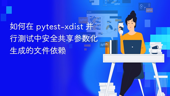 如何在 pytest-xdist 并行测试中安全共享参数化生成的文件依赖
