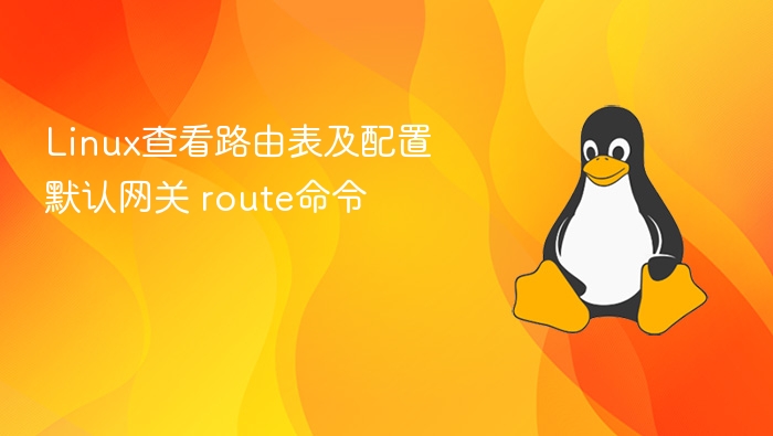 Linux查看路由表及配置默认网关 route命令