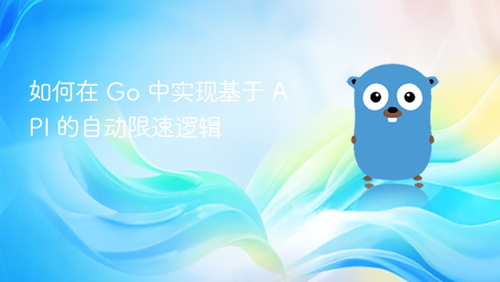 如何在 Go 中实现基于 API 的自动限速逻辑