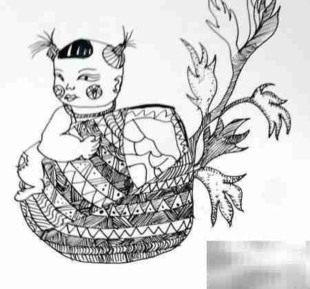 端午福娃简笔画教程