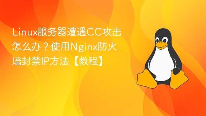 Linux服务器遭遇CC攻击怎么办？使用Nginx防火墙封禁IP方法【教程】