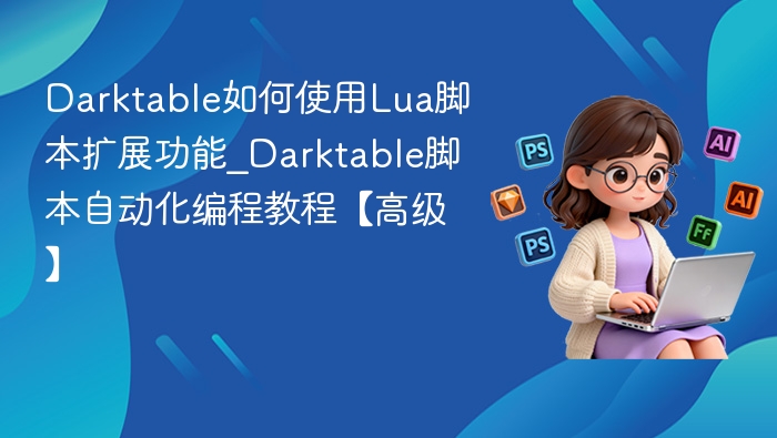 Darktable如何使用Lua脚本扩展功能_Darktable脚本自动化编程教程【高级】
