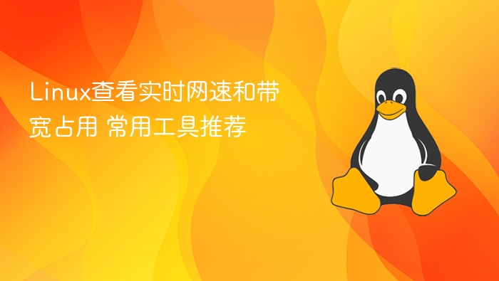 Linux查看实时网速和带宽占用 常用工具推荐