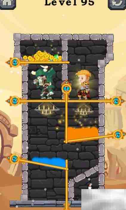 Gold Hero Rescue第95关通关攻略