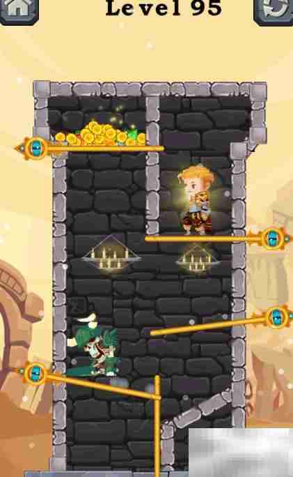 Gold Hero Rescue第95关通关攻略