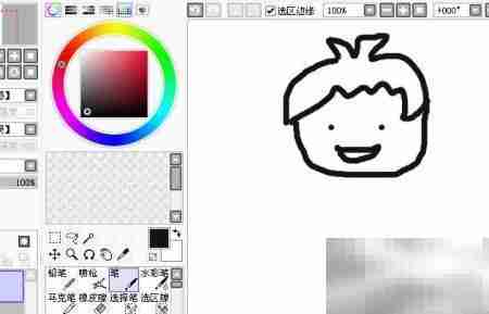 Sai绘制幼儿园简笔画