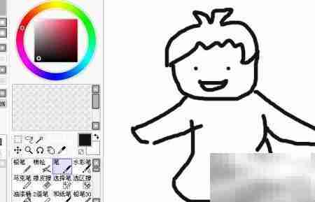 Sai绘制幼儿园简笔画
