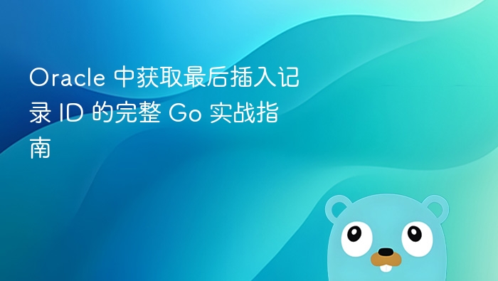 Oracle 中获取最后插入记录 ID 的完整 Go 实战指南