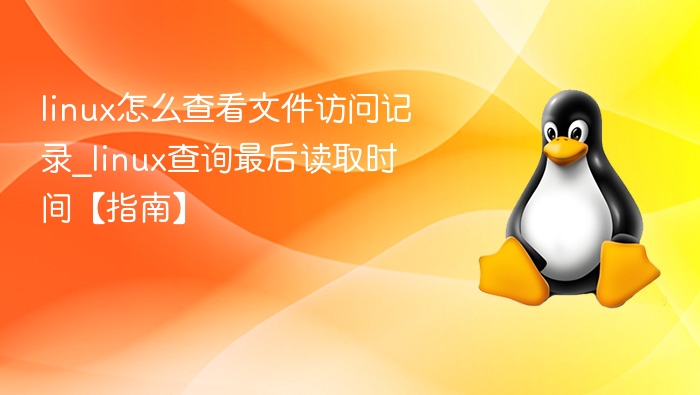 linux怎么查看文件访问记录_linux查询最后读取时间【指南】